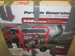 lot 155 image: all power generator 5000 rated 6000...
