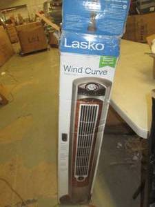 lot 157 image: lasko wind curve oscillating fan po...