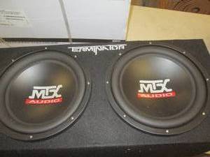 lot 166 image: mtx terminator subs in enclousre ...