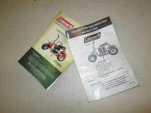 lot 176 image: coleman ct100u dirt bike needs a co...