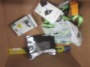 lot 180 image: abox of automobile floor mats and c...