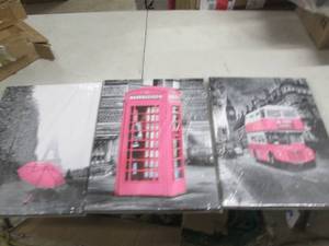 lot 212 image: art work on canvas...