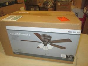 lot 250 image: 44 inch led clarkston 2 fan 1 light...