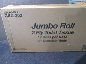 Case of 12 Jumbo Rolls Toilet Tissu...