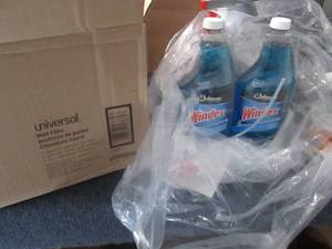 3 Universal Wall Files, 2 qt Windex...