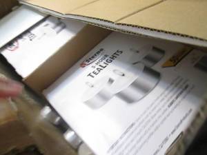 Box of Sterno 5 Hour Tea Lights...