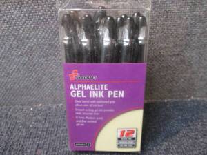 10- 12pks Skilcraft Gel Ink Pens Bl...
