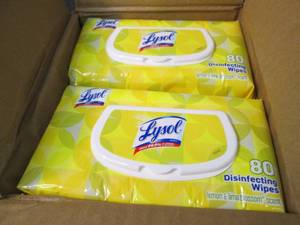 6- 80 ct Flat Packs Lysol Disinfect...
