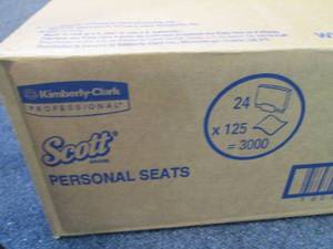 Case of 3000 Scott Personal Seats...