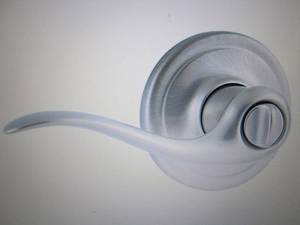 Tustin Satin Nickel Privacy BedBat...