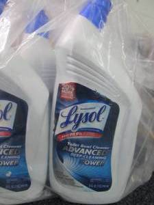 3 qts Lysol Advanced Toilet Bowl Cl...