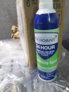6- 15 oz Cans Microban Sanitizing S...