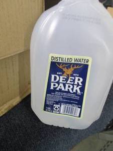 5 Gallons Deer Park Distilled Water...