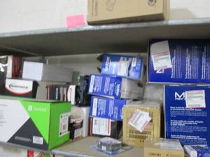Shelf of Replacement Printer Cartri...