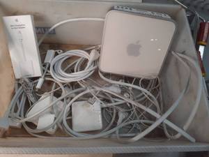 lot 50 image: Small Mail Tray with All kinds of misc Apple Electronic Components