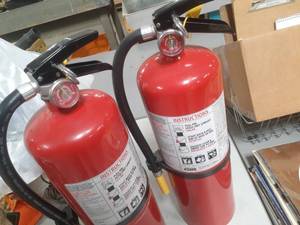 lot 75 image: Lot of 2 fire extinguishers