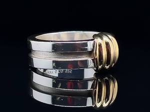 lot 35 image: Tiffany & Co. Stylish Band with Gold Wrap $900 Retail VIDEO