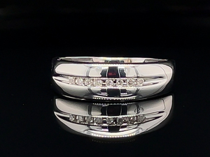 lot 63 image: Channel Set 15 Carat Diamond in White Gold $950 Retail VIDEO