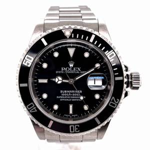 lot 10A image: Rolex Submariner 16610 Stainless Steel Black Dial with Box $11,500 Pre-Owned Retail VIDEO