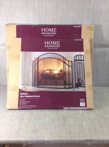 lot 16 image: Kempston Park 50 in fireplace screen by home decorators- set of 2 - open box not used