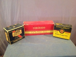 lot 60 image: Vintage Radio Batteries