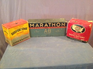lot 61 image: Vintage Radio Batteries