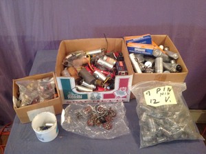 lot 65 image: Vintage Radio Parts