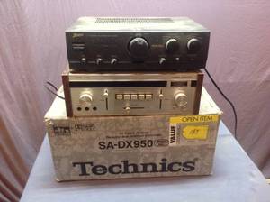lot 74 image: Receiver & Amplifiers