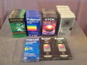 lot 101 image: New Blank VCR Tapes