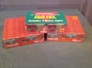 lot 102 image: New Blank Cassette Tapes