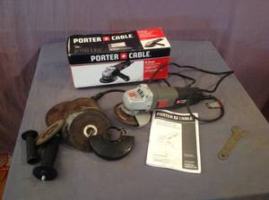 lot 113 image: Porter Cable 4 12 Angle Grinder