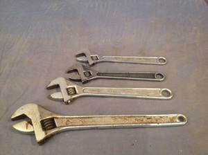 lot 117 image: Crescent Wrenches