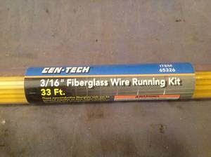 lot 168 image: 316 Fiberglass Wire Running Kit