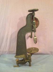 lot 185 image: Vintage Large Drill Press