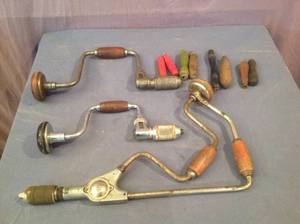 lot 194 image: Vintage Drills & Handles