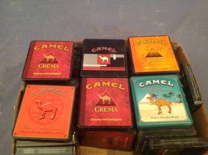 lot 207 image: Camel Metal Boxes