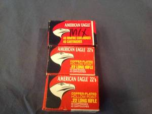 lot 248 image: 3 Boxes 22 Long Rifle