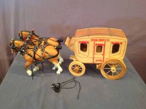 lot 270 image: Wells Fargo Horse Drawn Wagon