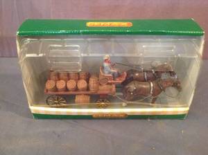 lot 278 image: Lemax Horse Drawn Wagon