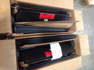 Lot of 2 Brinly 42 in. 6-Brush High-Speed Tow-Behind Lawn Sweeper not used