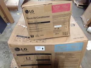 Lot of air conditioners various models and conditions open box customer returns see pictures