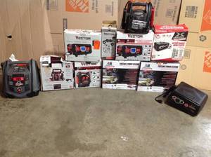Lot of assorted power stations various brands and conditions customer returns  not tested see pictures