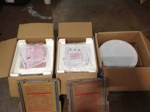 Lot of 3  Panasonic Ceiling Bathroom Exhaust Fan open box  1 used see pictures