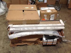 Lot of assorted cermamic flooring and Misc items Customer Returns See Pics
