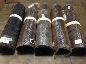 Lot of 5 Rubber anti fatigue mats not used see pictures