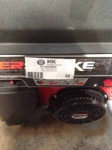 Powerstroke 6,000 Running Watt Gasoline Powered Portable Generator in good condition