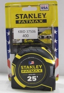 lot 400 image: Stanley Fatmax 25 Foot Auto Lock Tape Measure