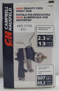 lot 413 image: Campbell-Hausfeld HVLP Gravity Feed Spray Gun 30 PSI