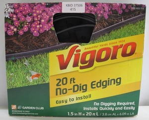 lot 415 image: Vigoro 20 ft. No-Dig Landscape Edging Kit