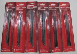 lot 420 image: Lot of 24 Husky 6 In Hacksaw Blades - 6 packs of 4